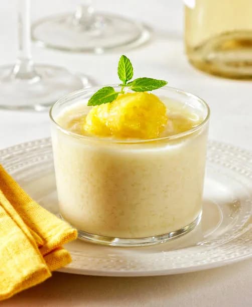 Ananászos-mandulás tápiókapuding