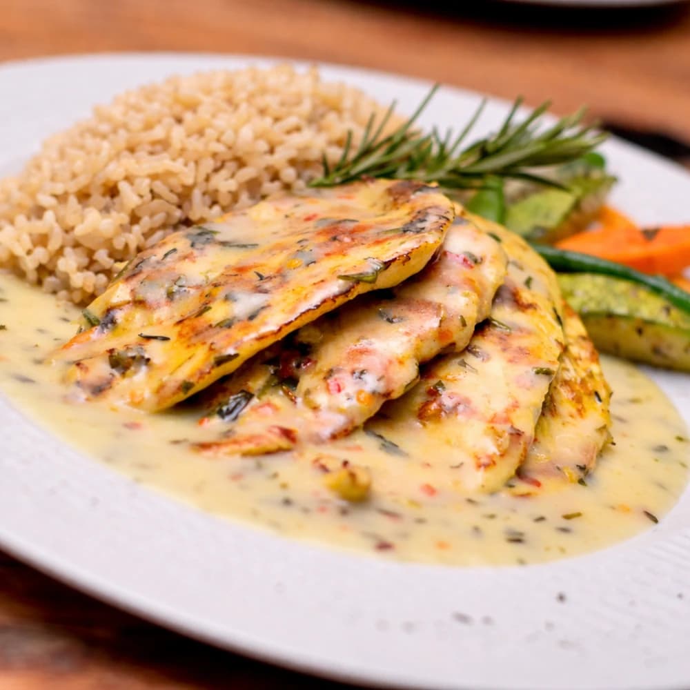 Tárkonyos csirke krémes szósszal